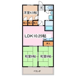 マンションリプルの物件間取画像